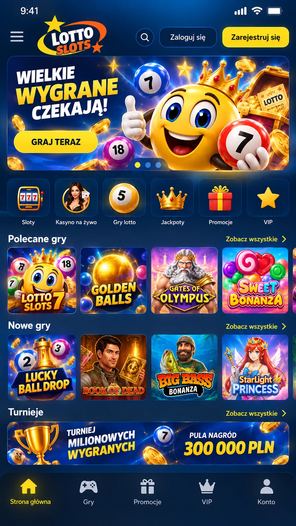 Pobierz aplikację Lotto Slots